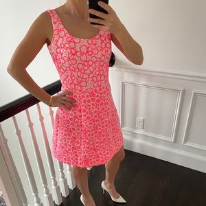 Neon Lilly Pulitzer dress size 2. Fit and flare.